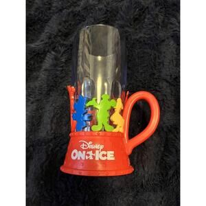 Disney On Ice Light-Up Plastic Mug Souvenir Cup Kids Excellent Condition